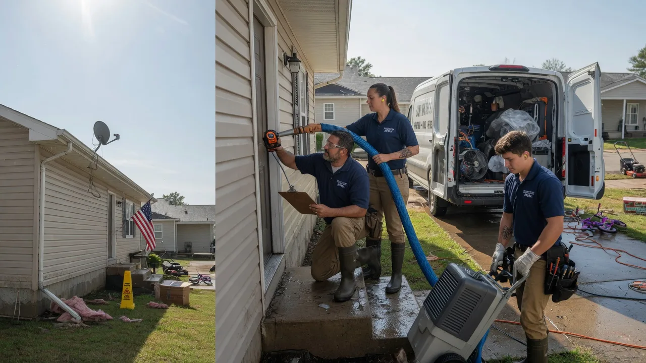 Ceiling Water Damage Restoration in Hinton, OK near me